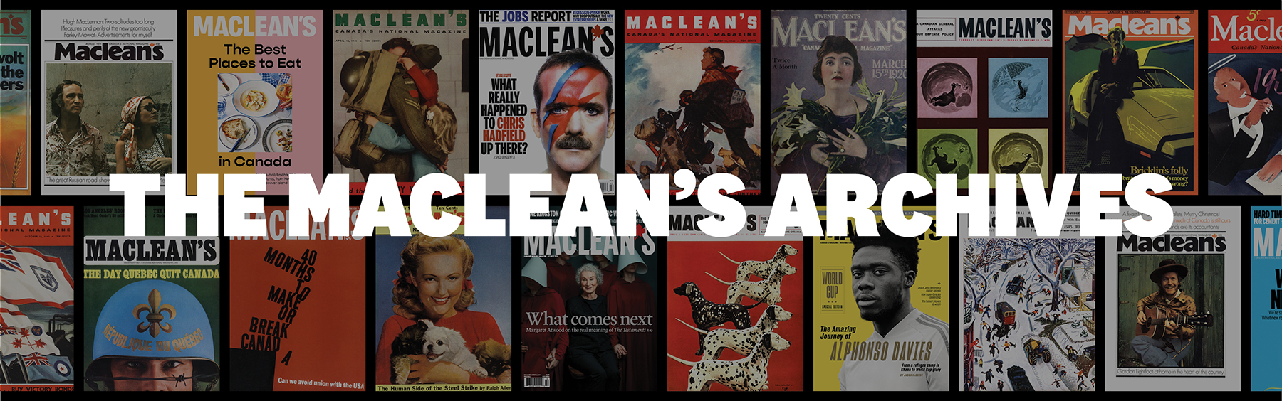 Maclean's Magazine Online Digital Archives - 

https://criterionpic.com/CPL/macleans.html